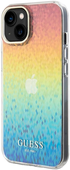 Etui Guess IML Faceted Mirror Disco Iridescent do Apple iPhone 13/14/15 Multicolor (3666339172312) - obraz 2