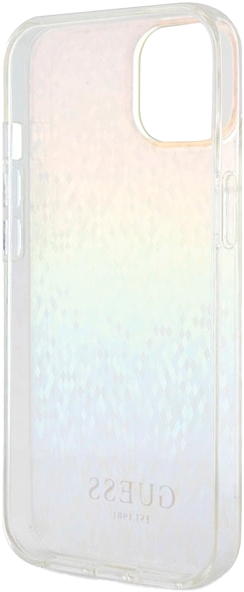 Etui Guess IML Faceted Mirror Disco Iridescent do Apple iPhone 13/14/15 Multicolor (3666339172312) - obraz 6