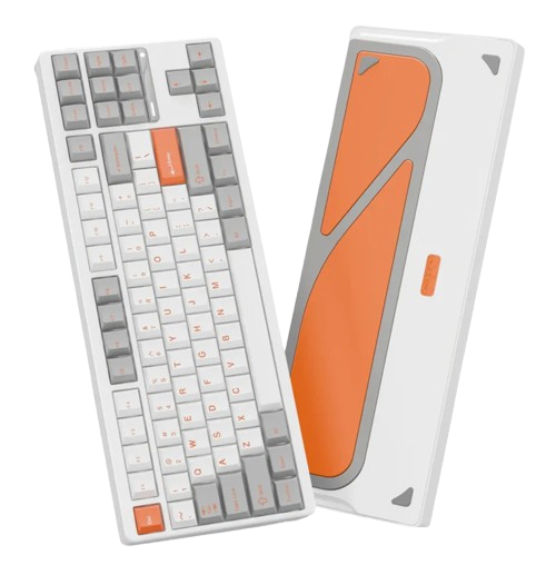Клавіатура бездротова Evoworks Evo80 Spark White - изображение 2
