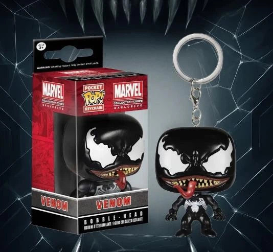 Брелок для ключей VENOM MARVEL , Funko Pocket Pop Keychain Веном Фигурка - изображение 4