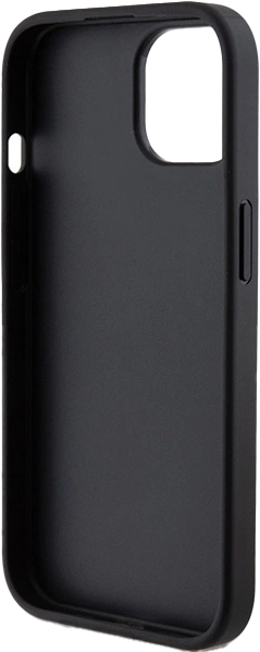 Etui plecki Guess Glitter Script Big 4G do Apple iPhone 13/14/15 Black (3666339147365) - obraz 7