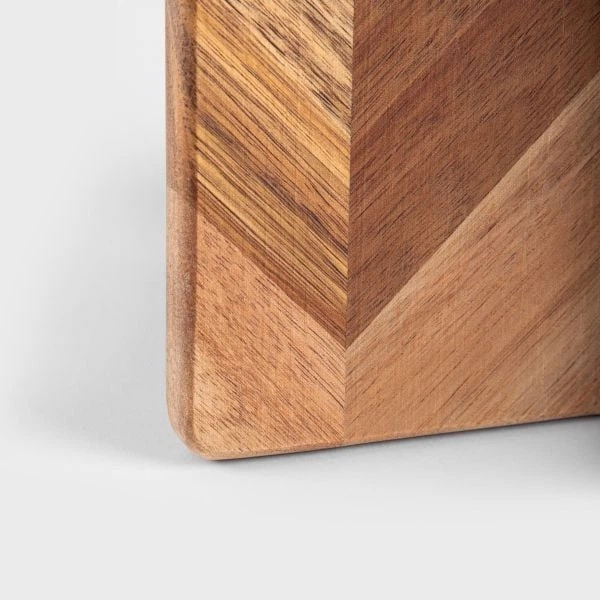 Deska do krojenia Homla Nevado drewniana prostokątna w jodeŁkę 37.5 x 20 cm (5906496718328) - obraz 4