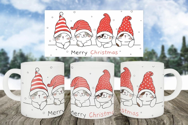Чашка керамічна "Merry Christmas" 330 мл - Фото 1 Чашка керамічна "Merry Christmas" 330 мл - изображение 1