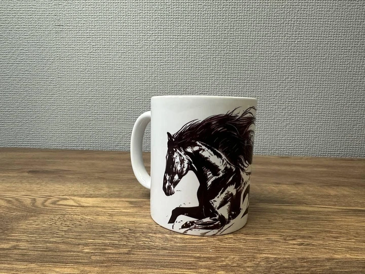 Чашка керамічна "Рік Коня, символ року Кінь,Horses" 330 мл - Фото 2 Чашка керамічна "Рік Коня, символ року Кінь,Horses" 330 мл - изображение 2