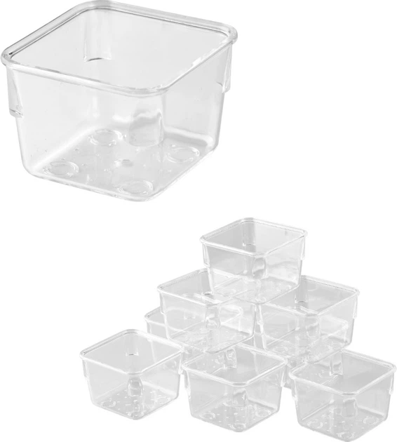 Набір органайзерів для столу KIK 4 розміри 25 шт. (5903039756281) - зображення 5