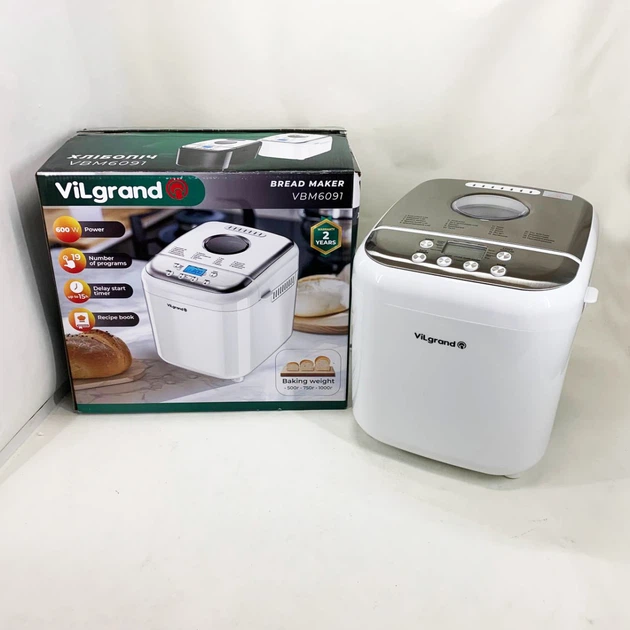 Хлебопечка ViLgrand VBM6091. Цвет: белый 5127961 - изображение 6