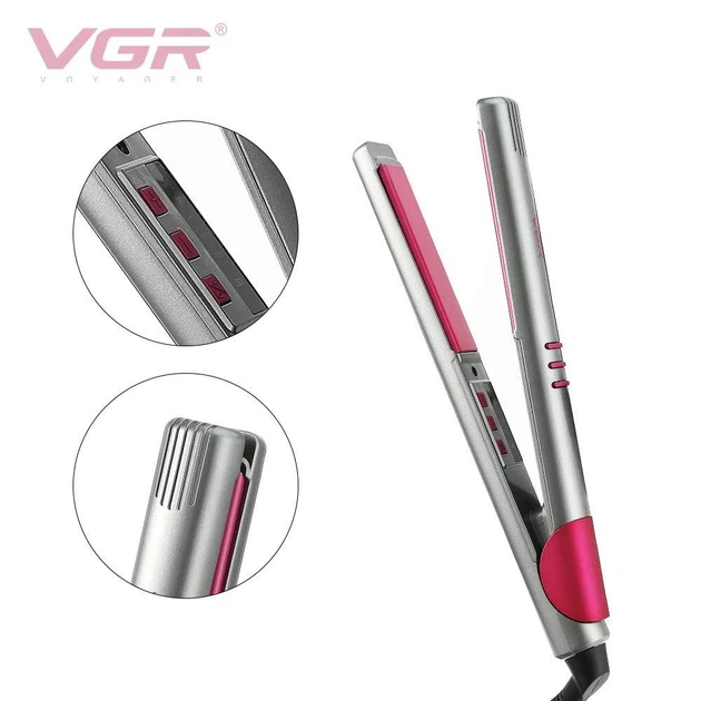 Выпрямитель для волос VGR V-580 (Розовый) 5147848 - изображение 5