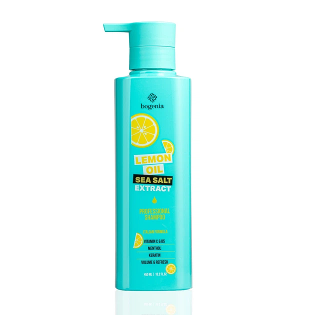 Набор для объема волос Lemon Oil & Sea Salt от Bogenia - изображение 2