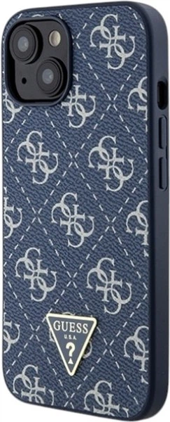 Панель Guess 4G Triangle Metal Logo для Apple iPhone 15 Plus/14 Plus Blue (GUHCP15MPG4GPB) - зображення 2