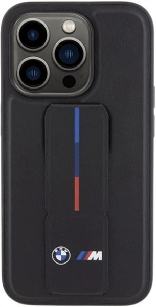 Etui BMW Grip Hot Stamp do Apple iPhone 15 Pro Black (BMHCP15L22GSLK) - obraz 3