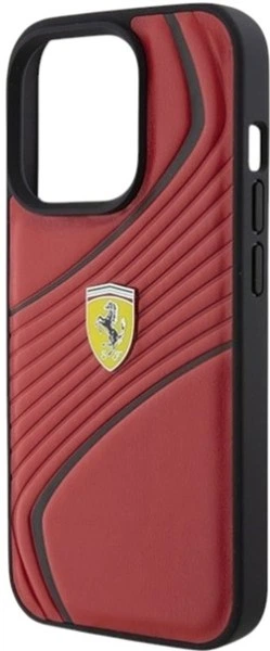 Etui Ferrari Twist Metal Logo do Apple iPhone 15 Pro Red (FEHCP15LPTWR) - obraz 6
