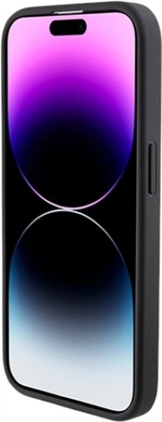 Etui Ferrari Perforated Waves Metal Logo do Apple iPhone 15 Pro Black (FEHCP15LPWAK) - obraz 5