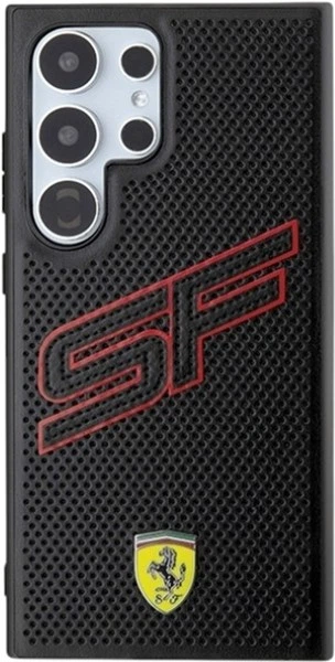 Панель Ferrari Big SF Perforated для Samsung Galaxy S24 Ultra Black (FEHCS24LPINK) - зображення 3