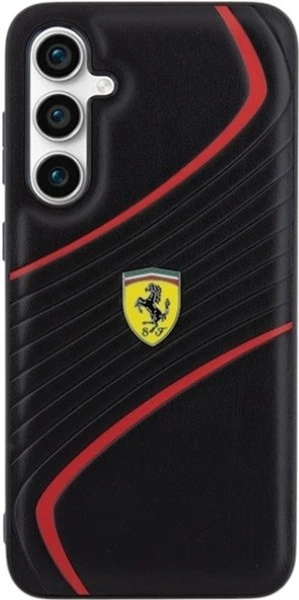 Etui Ferrari Twist Metal Logo do Samsung Galaxy S23 FE Black (FEHCS23FEPTWK) - obraz 3