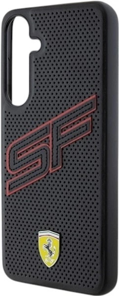 Etui Ferrari Big SF Perforated do Samsung Galaxy S24 Plus Black (FEHCS24MPINK) - obraz 6