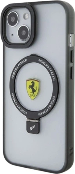 Панель Ferrari Ring Stand 2023 Collection MagSafe для Apple iPhone 15 Plus/14 Plus Transparent (FEHMP15MUSCAH) - зображення 2