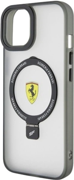 Панель Ferrari Ring Stand 2023 Collection MagSafe для Apple iPhone 15 Plus/14 Plus Black (FEHMP15MUSCAK) - зображення 6