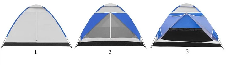 Намет кемпінговий Springos 210 x 240 см PT008 (5903021938732) - зображення 5