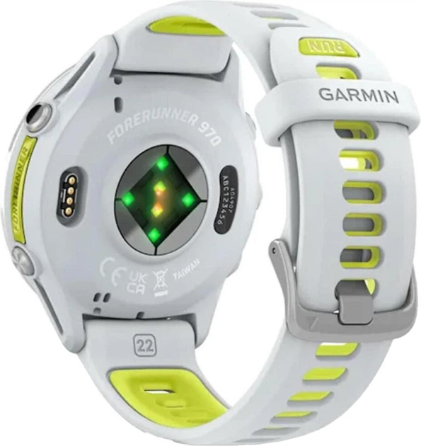 Смарт-часы Garmin Forerunner 970 Titanium w. Whitestone Case and Whitestone/T. Amp Yellow Band (010-02969-01/11/61) - Фото 6 Смарт-часы Garmin Forerunner 970 Titanium w. Whitestone Case and Whitestone/T. Amp Yellow Band (010-02969-01/11/61) - изображение 6