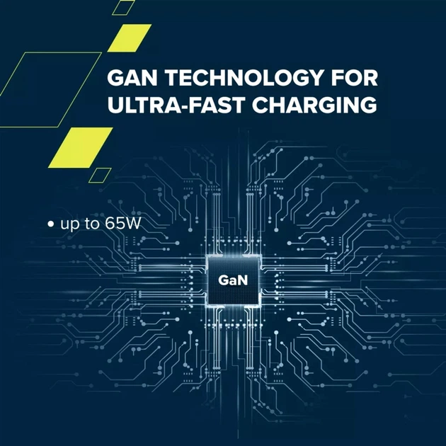 Зарядное устройство для Canyon OnCharge 65RC Build-In Cable USB-C 65W 1xPD 1xQC White (CNS-CURC65ACB) - изображение 8