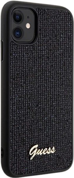 Панель Guess Disco Metal Script для Apple iPhone 11/Xr Black (GUHCN61PMSDGSK) - зображення 4