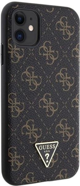Etui Guess 4G Triangle Metal Logo do Apple iPhone 11/Xr Black (GUHCN61PG4GPK) - obraz 4