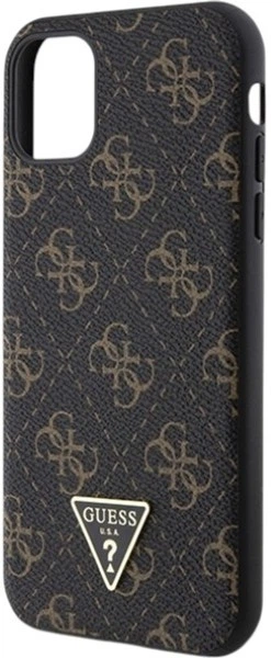 Etui Guess 4G Triangle Metal Logo do Apple iPhone 11/Xr Black (GUHCN61PG4GPK) - obraz 6