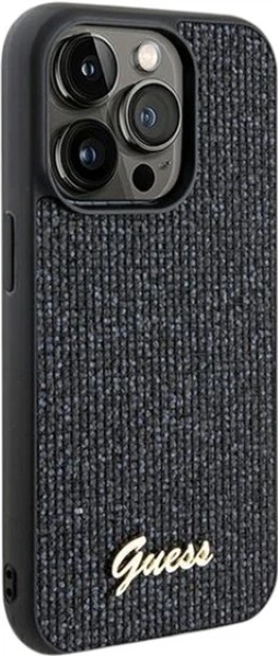 Etui Guess Disco Metal Script do Apple iPhone 13/13 Pro Black (GUHCP13LPMSDGSK) - obraz 4