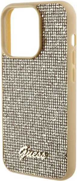 Etui Guess Disco Metal Script do Apple iPhone 14 Pro Gold (GUHCP14LPMSDGSD) - obraz 6