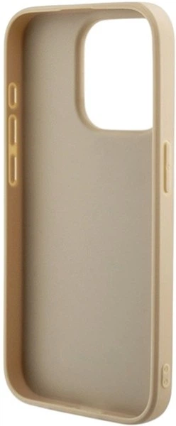 Etui Guess Saffiano Iridescent Script do Apple iPhone 14 Pro Gold (GUHCP14LPSAIRSD) - obraz 7