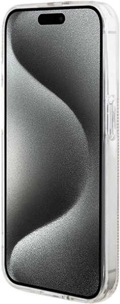 Панель Guess IML 4G Gold Stripe для Apple iPhone 14 Pro Max Pink (GUHCP14XH4PSEGP) - зображення 5