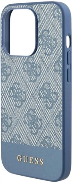 Etui Guess 4G Stripe Collection do Apple iPhone 15 Pro Blue (GUHCP15LG4GLBL) - obraz 6