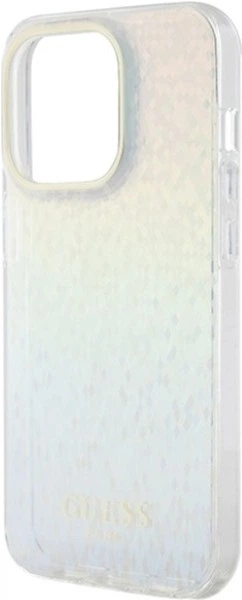 Панель Guess IML Faceted Mirror Disco Iridescent для Apple iPhone 15 Pro Multicolor (GUHCP15LHDECMI) - зображення 6