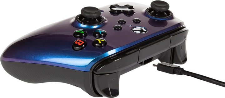 Контролер PowerA Enhanced Wired Controller for Xbox Series X|S Nebula (1521746-01) - зображення 3