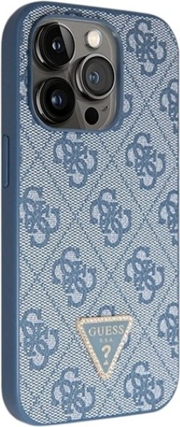 Панель Guess Crossbody 4G Metal Logo для Apple iPhone 15 Pro Blue (GUHCP15LP4TDSCPB) - зображення 4