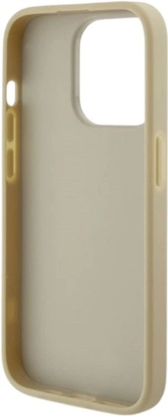 Etui Guess Glitter Script Big 4G do Apple iPhone 15 Pro Gold (GUHCP15LHG4SGD) - obraz 7