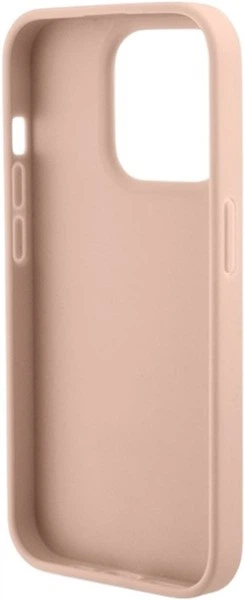 Панель Guess Croco Triangle Metal Logo для Apple iPhone 15 Pro Pink (GUHCP15LPCRTHCP) - зображення 5