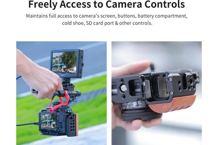 Клетка (camera cage) KingMa для Sony ZV-E10 (ZVE10-RC) - изображение 2
