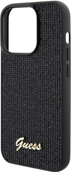 Панель Guess Disco Metal Script для Apple iPhone 15 Pro Black (GUHCP15LPMSDGSK) - зображення 6