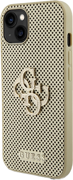 Etui Guess Sequin Script Metal do Apple iPhone 15/14/13 Gold (3666339151560) - obraz 2