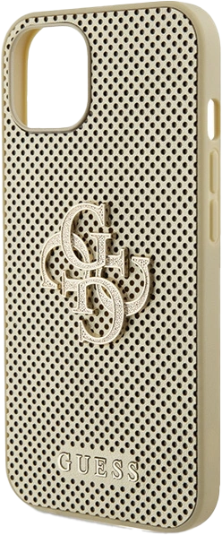 Etui Guess Sequin Script Metal do Apple iPhone 15/14/13 Gold (3666339151560) - obraz 6
