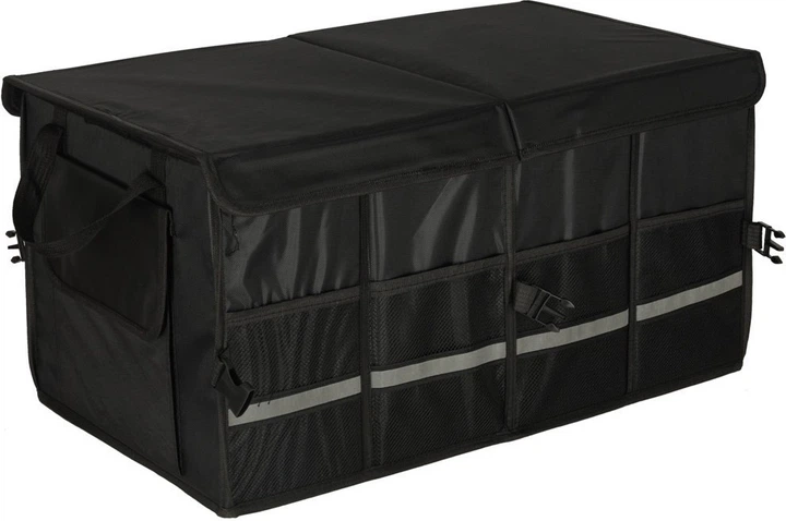 Автомобільний органайзер KIK для багажника з відбивачами 60 x 35 x 30 см Чорний (5903039766761) - зображення 2