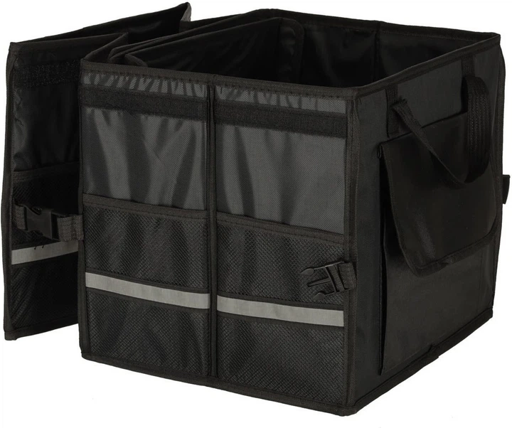 Автомобільний органайзер KIK для багажника з відбивачами 60 x 35 x 30 см Чорний (5903039766761) - зображення 6