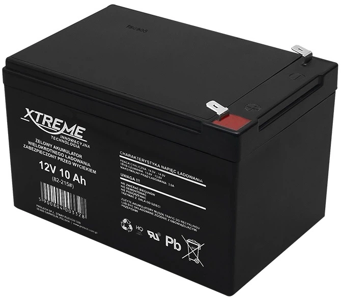 Akumulator żelowy XTREME 82-215# 12V 10Ah 153 x 75 x 99 mm (5900804003328) - obraz 1