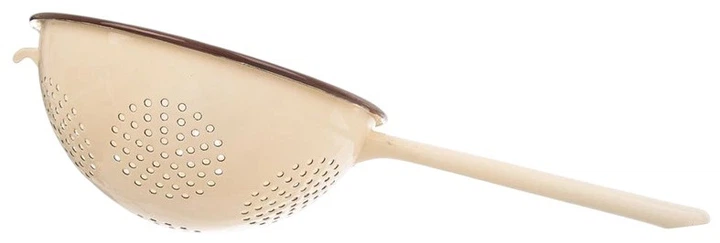 Cedzak kuchenny Orion Brown emaliowany 22 cm (8592381164898) - obraz 2