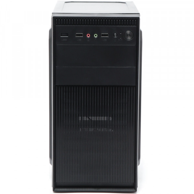 Компьютерный корпус Minitower micro-ATX 450Вт USB 3.0 черный - Фото 2 Компьютерный корпус Minitower micro-ATX 450Вт USB 3.0 черный - изображение 2