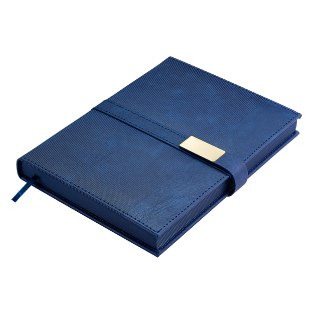 Ежедневник недатированный Buromax Leroy A5 336 страниц из искусственной кожи синий (BM.20780-02) - изображение 2