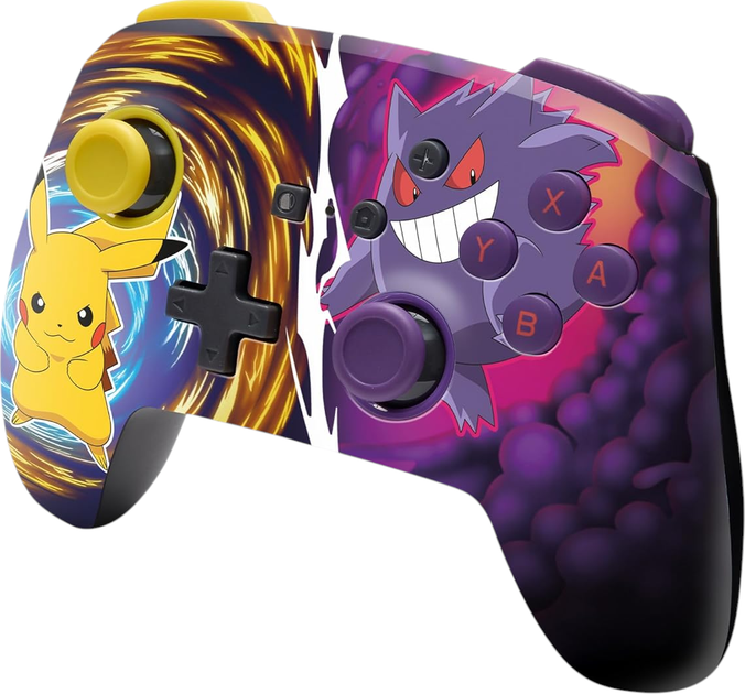 Контролер PowerA Enhanced Wireless Controller for Nintendo Switch Pikachu vs.Gengar (NSGP0420-01) - зображення 3