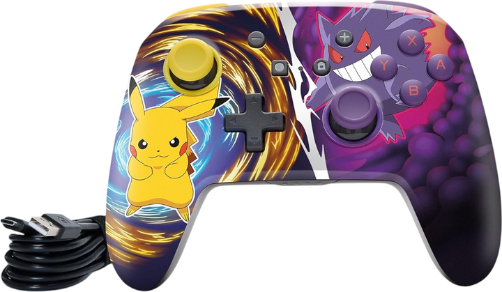 Контролер PowerA Enhanced Wireless Controller for Nintendo Switch Pikachu vs.Gengar (NSGP0420-01) - зображення 6