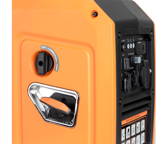 Генератор инверторный бензиновый 1-фазный XO-GAS-04 1.8kW 220V бак 4 л Оранжевый - изображение 3